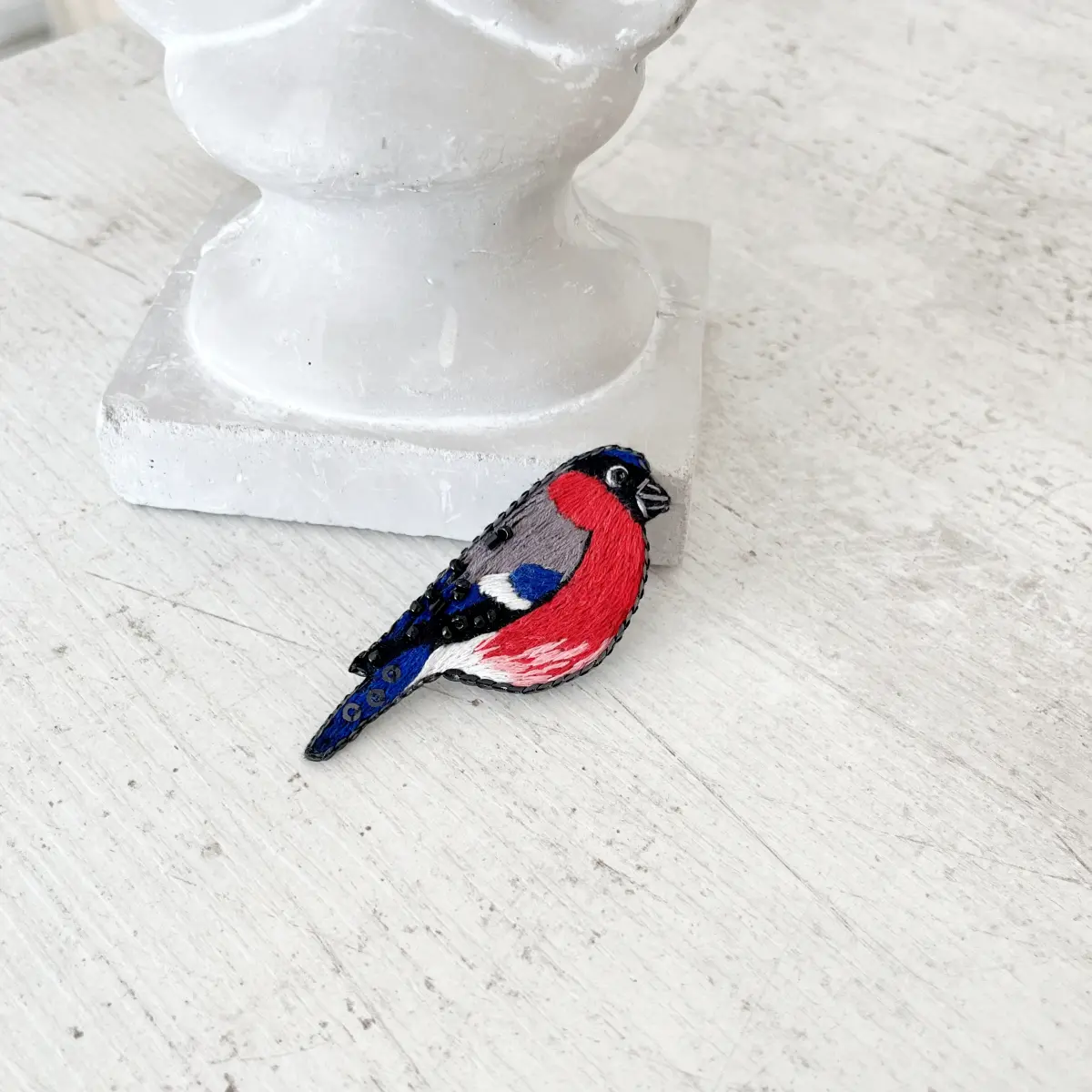 broszka gil ptaki polskie