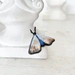 broszka ćma rękodzieło