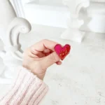 broszka serce przypinka