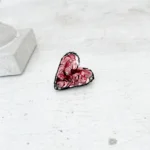 broszka mini serce